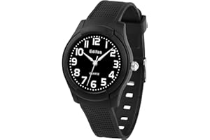 Edillas Kids Watch,Children Analogue Quartz Watch for Boys Girls,Waterproof Time Teach Watches,Soft Band Wrist for Sport Outdoor Kids Wrist Watches