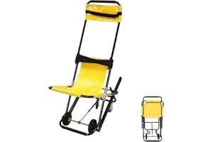 ACROSSPART Manueller Lift Treppenstuhl Treppenstuhl Senioren, Klappbarer Evakuierungsstuhl, Tragbarer Treppenlift, Mobiler Treppenlift für Treppe Hinunterzugehen