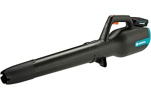 Gardena Set Ready-To-Use de PowerJet 18V P4A: potente soplador inalámbrico para una limpieza rápida y eficaz en casa y en el jardín, velocidad de soplado de 100 km/h (14890-20)