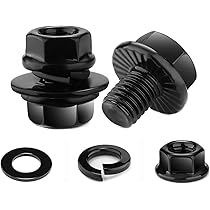 Set Viti E Dadi M8x40mm In Acciaio Inox 304 - Testa Bombata Con Flangia, Colore Ossido Nero - Foto 5