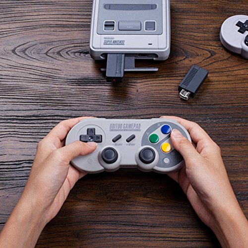 SF30Pro Gamepad  YIKESHU excelente 8Bitdo Controller funciona con Nintendo Switch  Wireless Bluetooth Controller Classic Nintendo Gamepad Joystick para Mac  dispositivos Android y Windows  TOY00014 