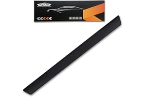 GZRUICA Rear Bumper Protector Strip Clear Back Guard Carbon Fiber Scratch-Resistant Trunk Sill Plate Scuff Car Accessory for SUV/Cars Universal No Pattern with Full Tape Pack-1, Full Black