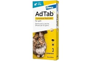 AdTab Chewable Tablets for Cats 2-8kg - 3 Tablets