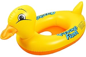 OAOSDH 1 Bouée De Natation Canard Jaune, Bouée De Natation Créative Et Mignonne, Équipement De Protection De l'eau Et De Sécurité, Gonflable Et Dégonflé Réutilisable
