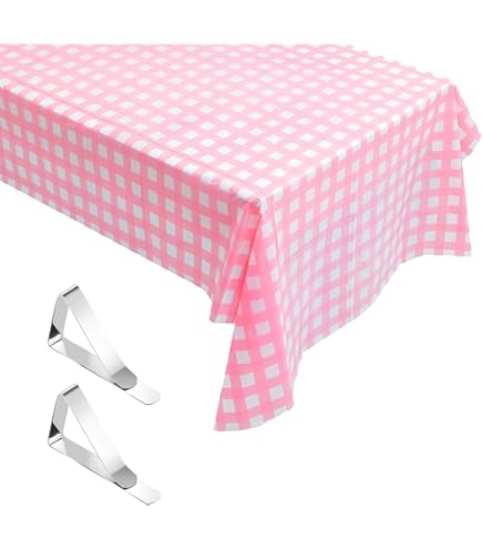 Lot De 4 Nappes Fluorescentes – 130 X 220 Cm – En Plastique épais – Effet UV – Décoration Anniversaire Néon – XJLANTTE