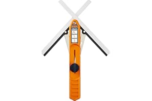 BORA MiteriX – Medidor de Ángulos para Cortes de Inglete Precisos, Herramienta de Duplicación de Ángulos Interior y Exterior, Aluminio, para Carpintería y Bricolaje