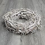 Toller Wurzelkranz grau weiß gekälkt Kranz Ø 40 cm...
