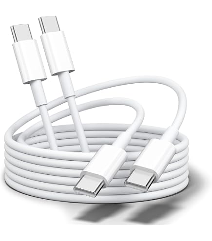 MAS CARNEY USB-C Kabel 100W PD 3.0 – 0,9m & 1,8m, Geflochten, Kompatibel Mit IPhone 15, MacBook, Galaxy