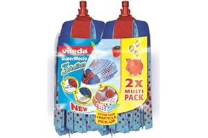 Vileda 122615 SuperMocio Action - Pack de recambio para la fregona Vileda SuperMocio