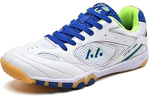 BLBK Buty do tenisa stołowego męskie Indoor Court Shoe, miękkie, antypoślizgowe, lekkie