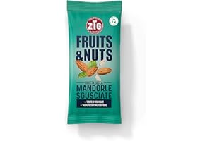 ZENONE IOZZINO ZIG - Fruits & Nuts - Amandes décortiquées 300g (10 sachets de 30g) Emballage 100% recyclable