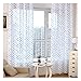 Produktbild von Bside Moderner Stil Polka Dots, gedruckt, mit draperies mit Tasche, Heim, Dekoration für Esszimmer, Wohnzimmer Schlafzimmer, Kinderzimmer (1-W-L 52 x 82 cm, Weiß, weiß, 52W x 108L Inch, 1 Panel