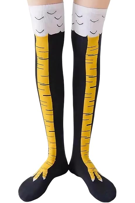 Chaussettes Pattes De Poulet XNIVUIS - 2 Paires Cosplay Déguisement Humoristique