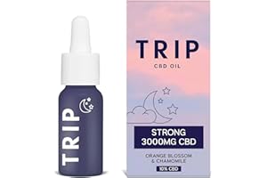 TRIP CBD Oil 3000mg (High Strength), Dream Drops, Vegan, 100% Natural, Flavoured CBD Oil Blended with MCT Coconut Oil - 30ML