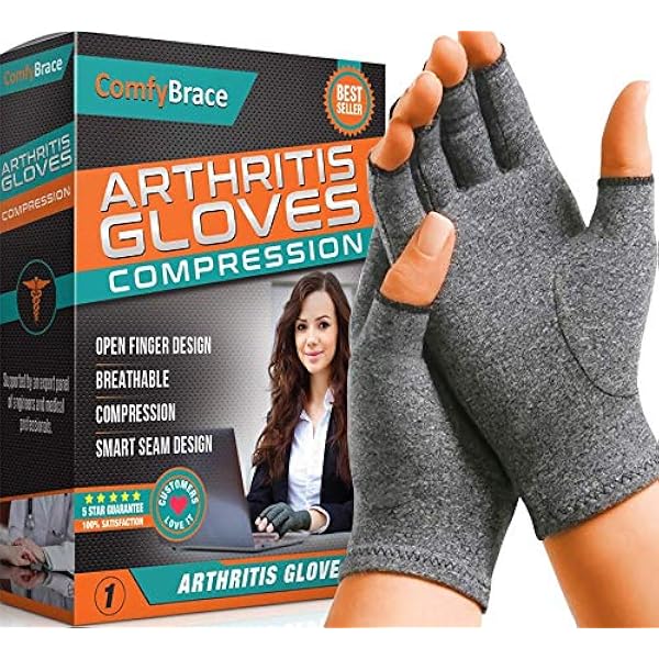 Copper Compression Gloves For Arthritis & Carpal Tunnel – Hand & Wrist Pain Relief Support
