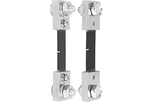 ‎AOUTECEN 2Pcs Amperemeter Shunt, 75mV 100A DC-Strom-Shunt-Widerstand Großer AMP-Strom-Shunt mit Isoliersockel für Digitales Amperemeter-Analog-Messgerät