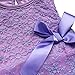 EFE Baby Infant Girls Lace Tutu Party Dress Princess Wedding Clothing Purple 12-18 Months