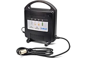 WSB Cellcon Chargeur avec fiche XLR Batterie au plomb 24 V 8 A AGM par exemple 36 Ah 45 Ah 50 Ah 75 Ah pour fauteuil roulant électrique