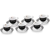 Karaca Piraye 6 Kişilik Kahve Fincan Takımı 80 ml