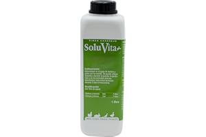 FINCA CASAREJO SoluVita - Vitaminas para Gallinas, Conejos, Faisanes, Anátidas y Otras Aves - Apoyo nutricional en épocas de Alta Demanda - 1L