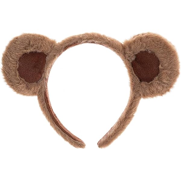 Fascia Per Capelli Con Orecchie Da Orso Dei Cartoni Animati Accessorio