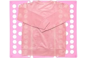 BAOQIFONG Clothes Folding Board, Folding Clothes Board, T Shirt Clothes Folder, T Shirt Folder Board, Fast And Fun Board For Adults And Childrenfor Sweaters, Dresses, Towels And Even Pants, Pink