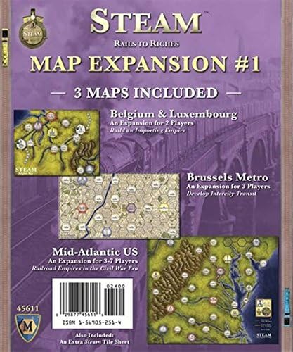 Steam: Rails to Riches Map Expansion #1
