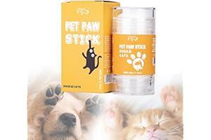 Keeoysie Pet Paw Stick,Baume Coussinet Chien et Chat 40g,Baume pour Pattes de Chien et Chat,Protection Contre Le Gel et Les Fissures,Applicable sur Hydrater et Protéger Les Pattes, Le Nez, Les Coudes