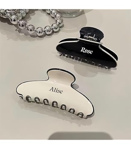 Parole personalizzate Vintage lettere artigli per capelli