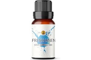 AROMA ENERGY Fresh Linen Fragrance Oil, 100ml - Use in Aromatherapy Diffuser, Home Made Making, Potpourri, Candle, Soap, Slime, Bath Bomb, Air Freshener