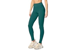Merry Style Lunghi Leggings Fuseaux Sportivi da Donna Pratico Modello a Vita Alta in Cotone Naturale MS10-198