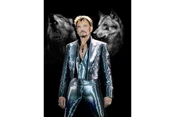 XUNLVE Johnny Hallyday 5D Diamond Painting Kits Diamant Broderie Point De Croix Mosaïque Puzzle Salon Chambre Décor À La Maison,a72,30x40cm