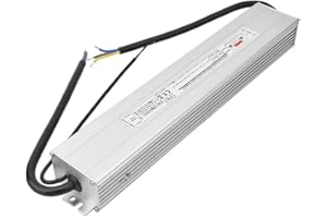 YANMIS Alimentatore dimmerabile 2 in 1, DC24V 12.5A 300W Uscita IP67 impermeabile SCR/0-10V Alimentatore LED AC170~260V (50/60Hz)