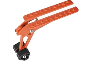 TangMiGe Marchepied, Marches pour Camping-Car, Marchepied de Porte de Voiture, Acces Toit, Pliable d'échelle de marchepied, pour Voiture, Jeep, SUV, RV… (Orange)