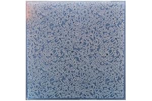 Kwan Crafts Large Size Flowers Bird Plastic Embossing Folders for Card Making Scrapbooking and Other Paper Crafts, 19.7x19.7cm