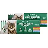 by Amazon Alimento completo per gatti adulti, Selezione mista in salsa, 4.8 kg, 48 Confezioni da 100g (Precedentemente Marchi