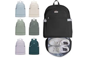 SZSYCN Zaino da palestra con scomparto per scarpe e tasca umida, zaino da viaggio portatile per donne, grande zaino pieghevole da viaggio impermeabile, zaino casual impermeabile, zaino sportivo