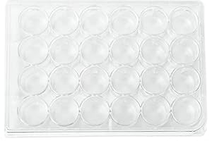Scienfocus Lab 24 Well Culture Plate - Transparent, Injection Molded with Special Surface Treatment, Pack of 10
