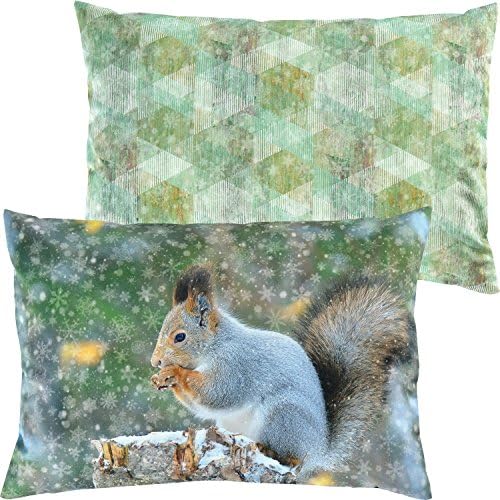Sander cushion cover green size 35x50 cm