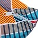 Baby Protable Nappy Reusable Washable Wet Dry Cloth Zipper Waterproof Diaper Bag with Colorful Checked Pattern