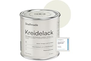 shelfmade Chalk Colour Grey - Beige Grey - Wood Varnish, Wood Colour Pink DIY - Chalk Paint for Wood, Shabby Chic - Paint for Furniture, Chalk Paint - Chalk Paint for Furniture Matte Look