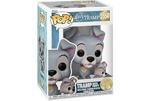 Funko POP! Disney: Lady & the Tramp - Lufsen med valp - Samlarobjekt vinylfigur - Presentidé - Officiella varor - Leksaker fö