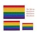 Produktbild 3 Regenbogen Flaggen LGBT Pride Gay Pride Flag Patch Aufnäher Aufbügler Set 1037