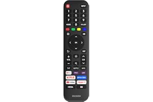 Tobfit Ersättningsfjärrkontroll för Hisense EN2G30H, ersättningsfjärrkontroll för Hisense VIDAA Smart TV 4K UHD TV