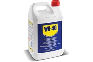 WD-40 • Produit Multifonction • Bidon • Sans Silicone • Non Conducteur • Compatible Plastiques, Caoutchoucs, Tous Métaux • 5 L, bleu