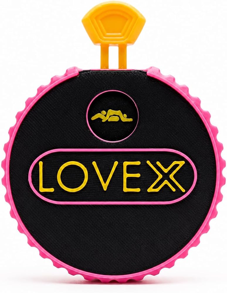 LOVEX® Cinsel Sex Pozisyonları Çarkı Siyah Pembe