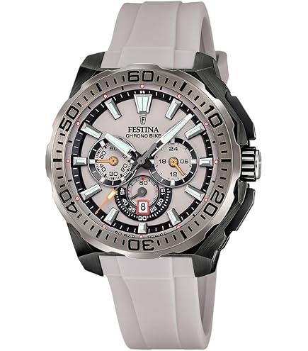 FESTINA Herrenuhr CAB.CRONO ACE.COR.ESF. – Schwarzes Zifferblatt, Elegantes Chronographen-Design