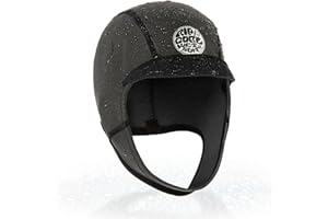 Rip Curl - Capucha de Neopreno Rip Curl Neo Surf Capucha Dawn Patrol - Protégete del frío Invernal Mientras mantienes tu Cuello Libre