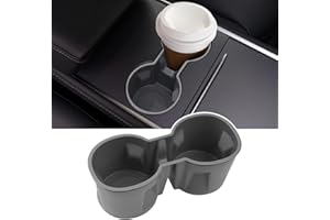 CARERSTEN Porte-gobelet pour console centrale Tesla Model Y Model 3 2021 2022 2023 Porte-gobelet Support pour console centrale Accessoires Tesla