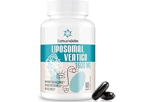 ‎LUMAREJEBO Liposomale Schwindel Softgels 1600mg, 5-in-1 Premium Formel mit Ginkgo & Ingwer, Ideal für Unterwegs oder Lange Reisen, Natürliche Lösung, 60 Stück (1er Pack)